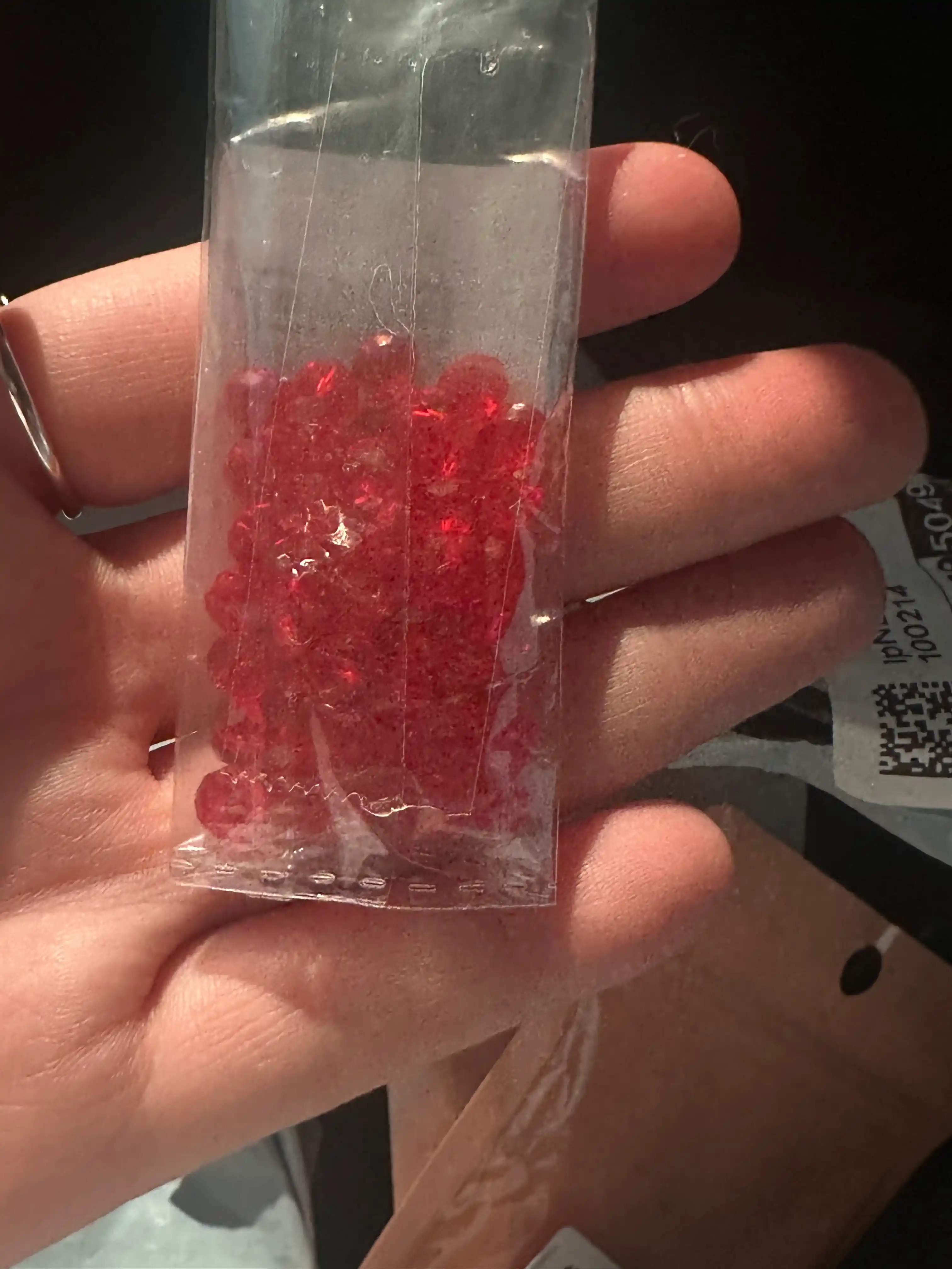 Yaltiroqli kristalli businalari - 50/100 dona (6 mm)