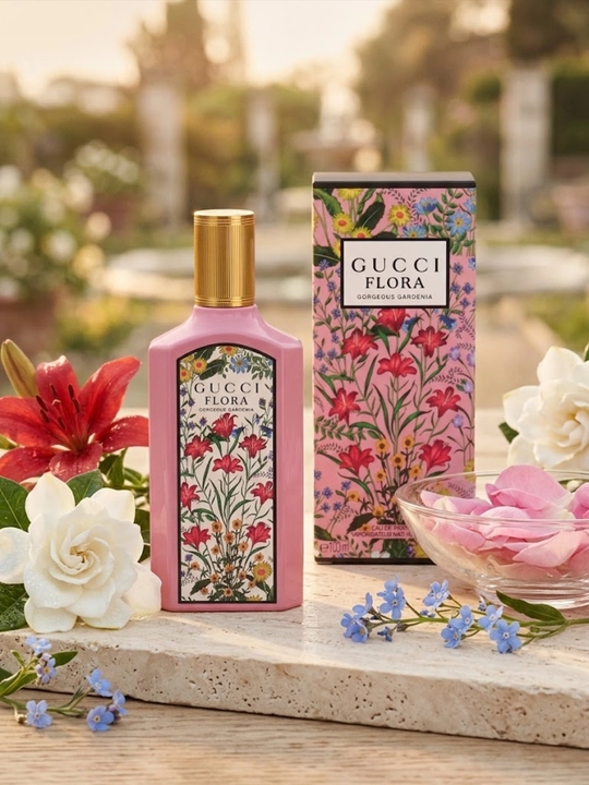 Парфюмерная вода для женщин в стиле Gucci Flora Gorgeous Gardenia, цветочный аромат - 