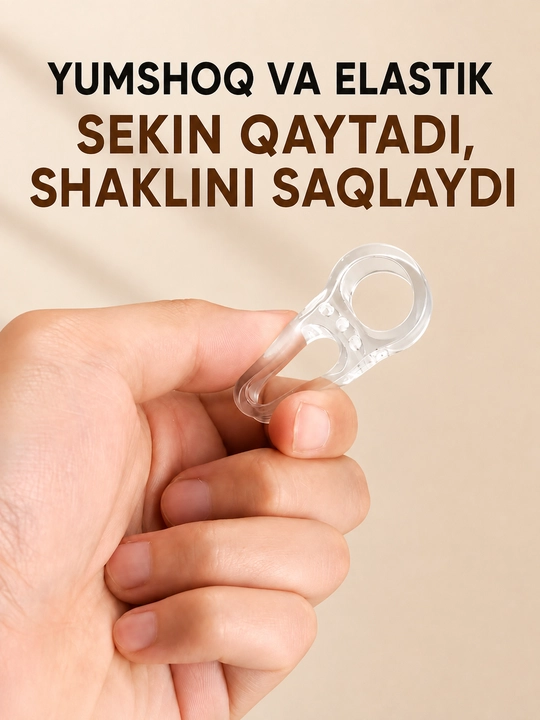 Eshik tutqichi silikon himoyasi 5 dona, devor zarbasidan saqlovchi stopor