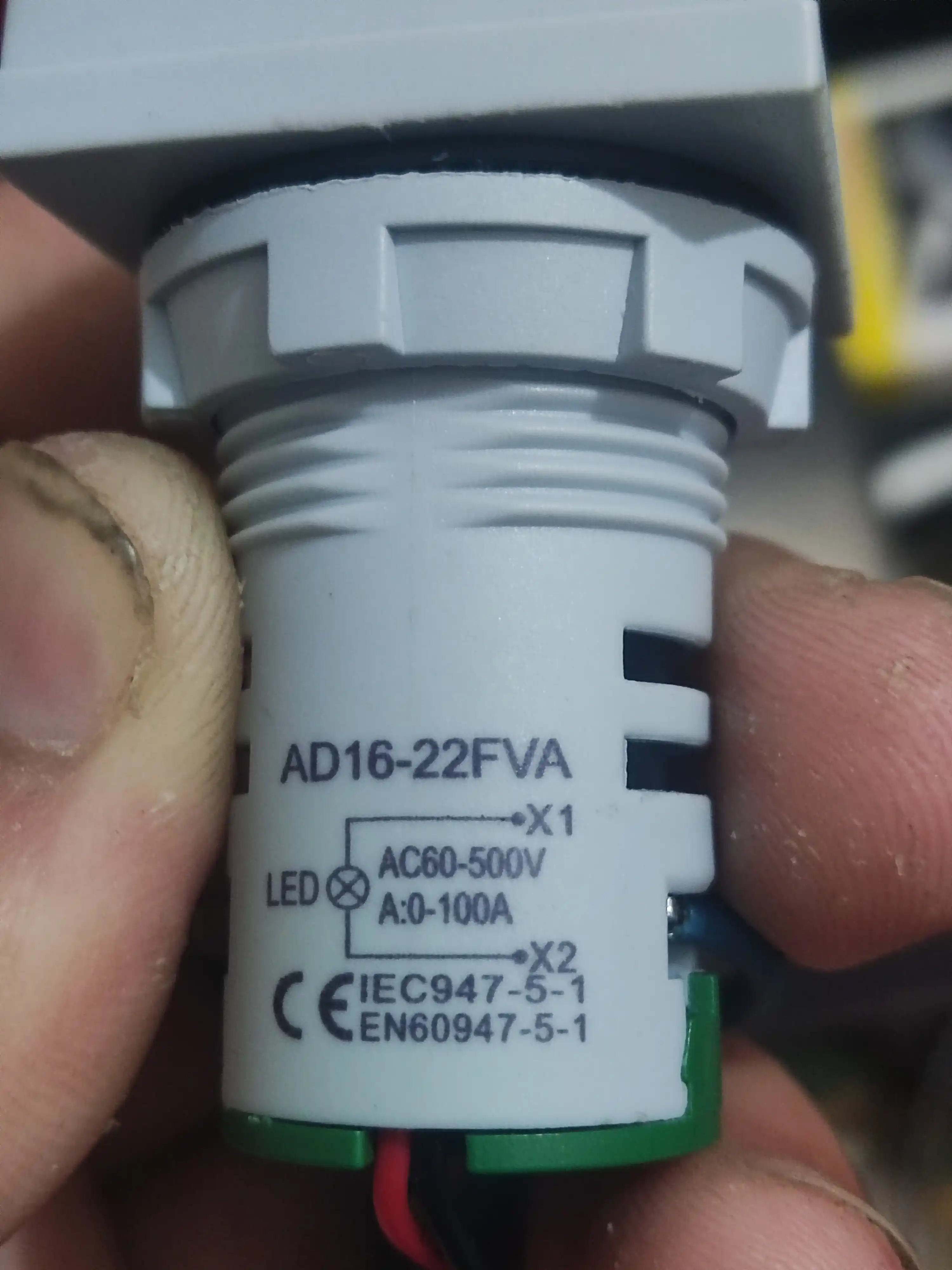 Raqamli voltmetr, AC ampermetr 20-500V, 0-100A, yashil