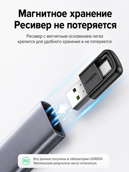 Беспроводной презентер UGREEN для презентаций, USB-пульт, лазерная указка