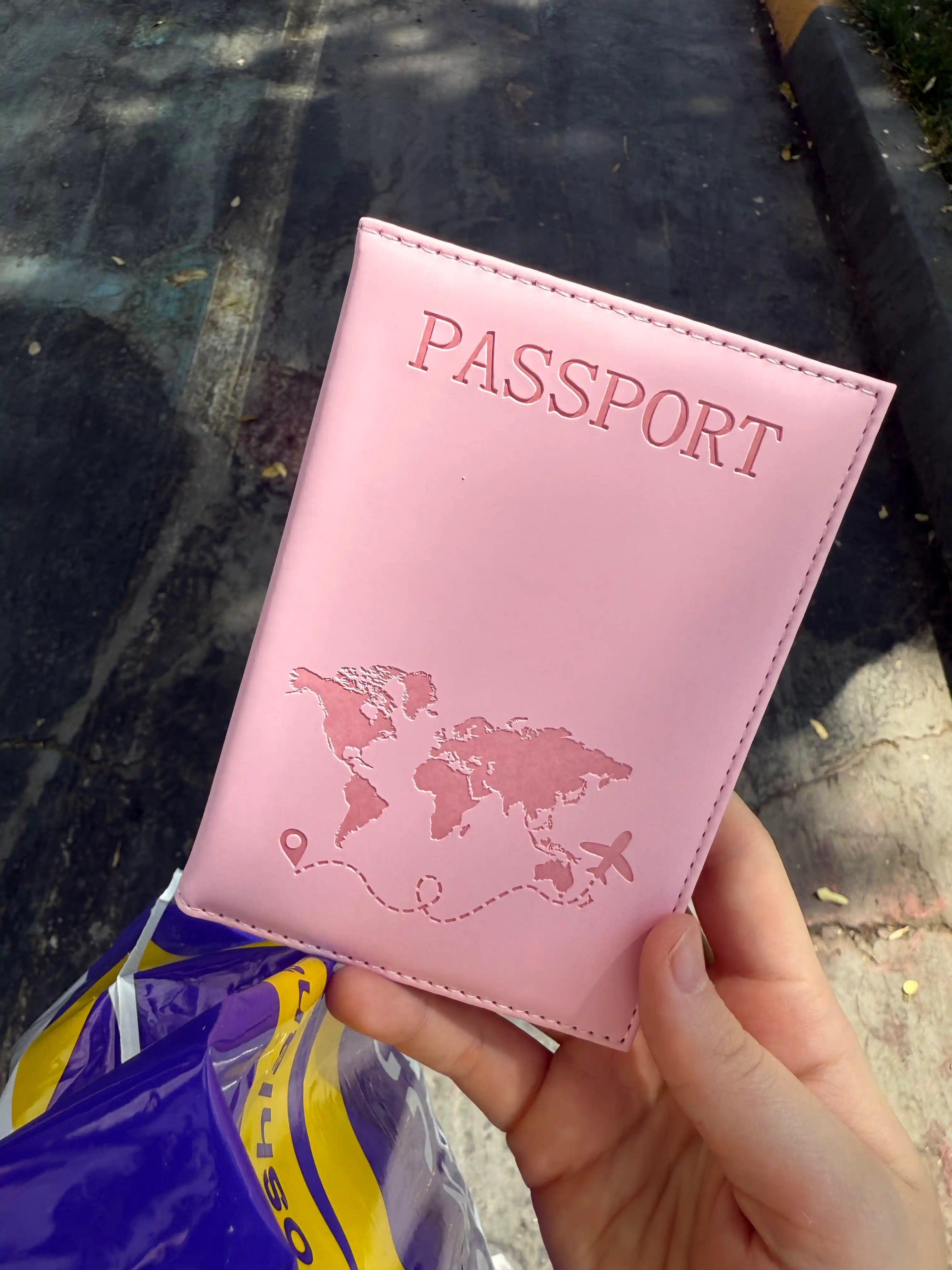 Pasport muqovasi, universal, eko-charmdan Passport Cover