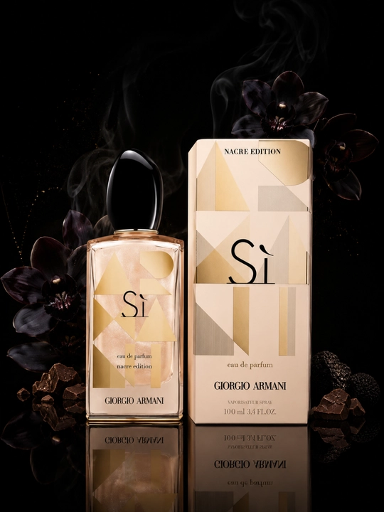 Giorgio Armani Si Nacre Edition ayollar uchun atir Eau de Parfum nafis gul ifori - 