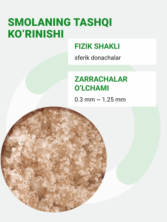 TechnoSoft FG kuchli kislotali kation-almashinuvchi smola 20 kg