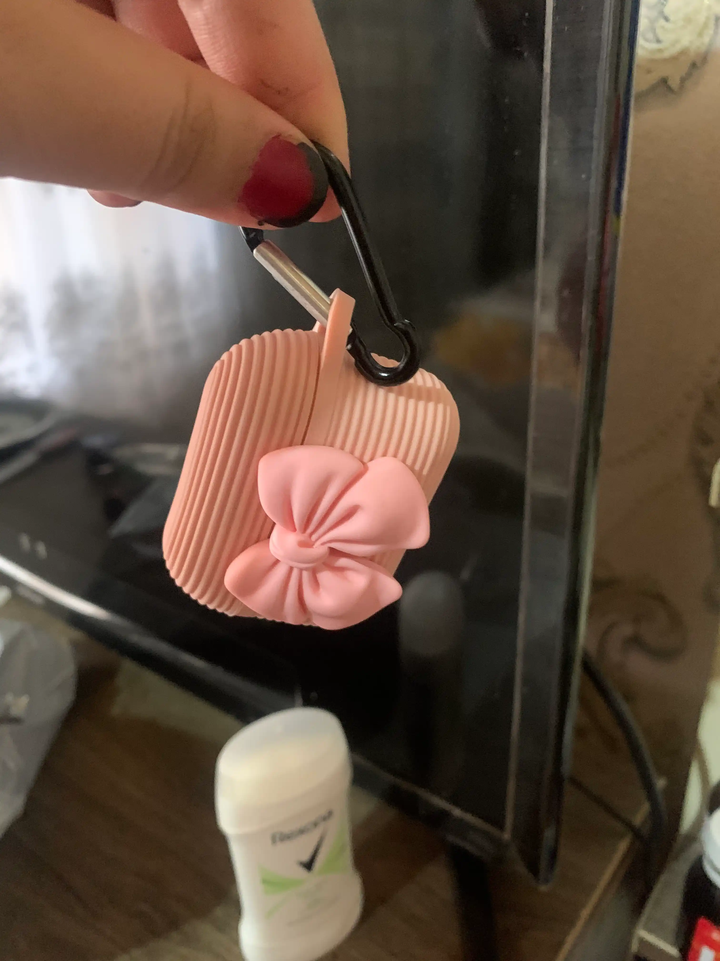 AirPods 1, 2 / Pro simsiz quloqchinlari uchun dekorativ bantli g‘ilof, 3, 4