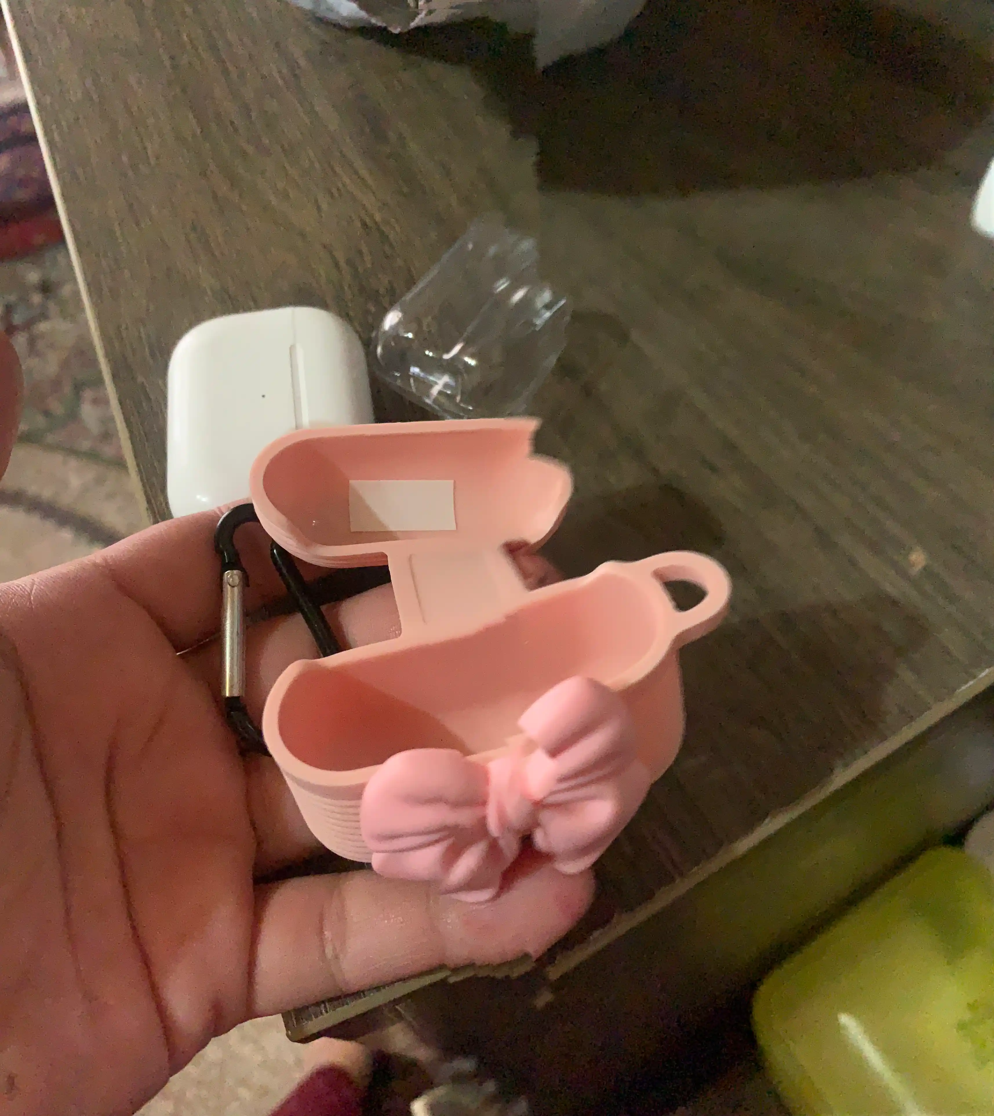 AirPods 1, 2 / Pro simsiz quloqchinlari uchun dekorativ bantli g‘ilof, 3, 4