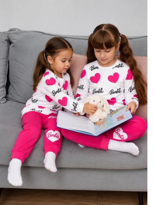 1-8 yoshli bolalar uchun uzun yengli yumshoq pijama