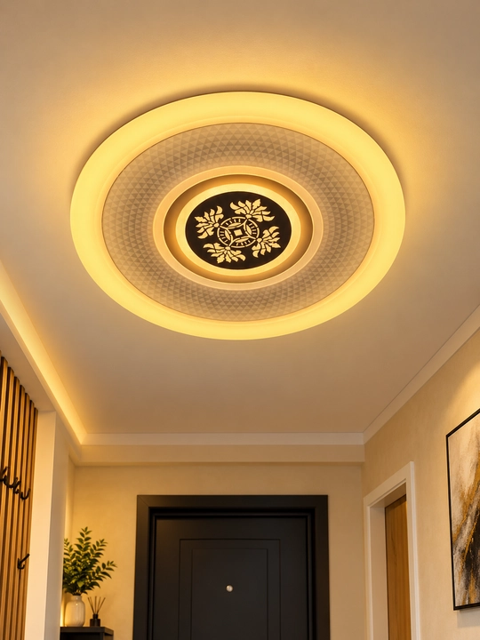 LED shift plafoni 45 sm, 3 xil yorug‘lik rejimi, dumaloq