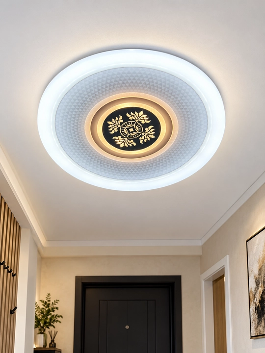 LED shift plafoni 45 sm, 3 xil yorug‘lik rejimi, dumaloq