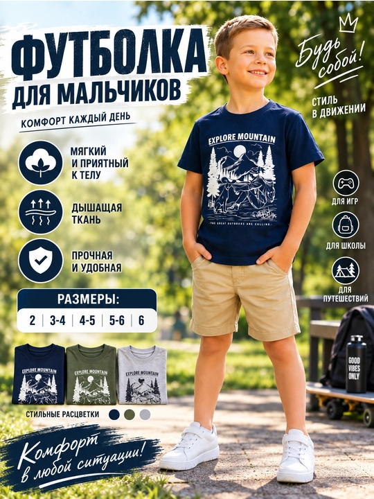 Футболка для мальчиков - 