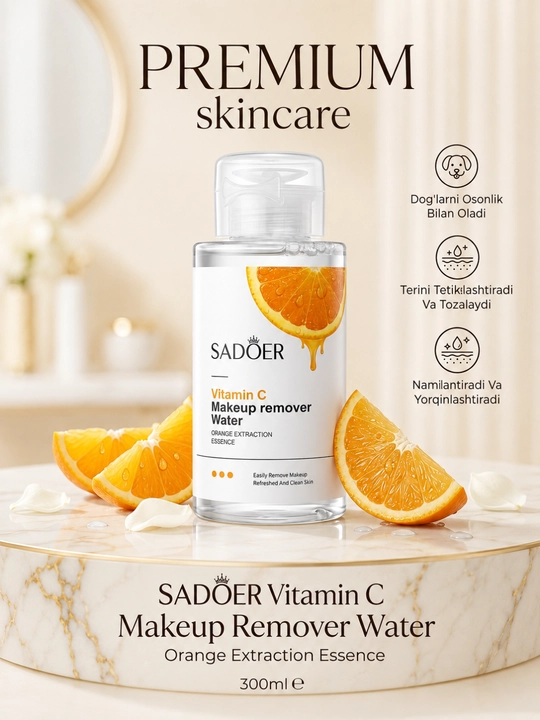Mitsellyar suvi SADOER Vitamin C Makeup Remover Water
