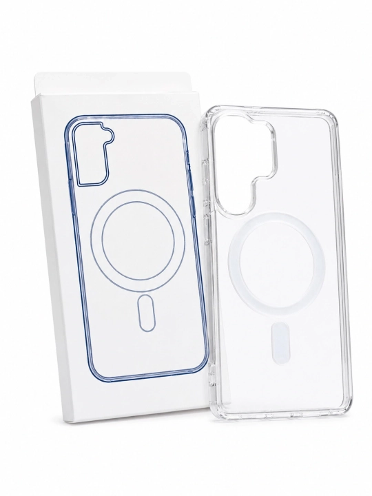 Samsung S20 S21 S22 S23 S24 S25 S26 Ultra прозрачный магнитный защитный чехол