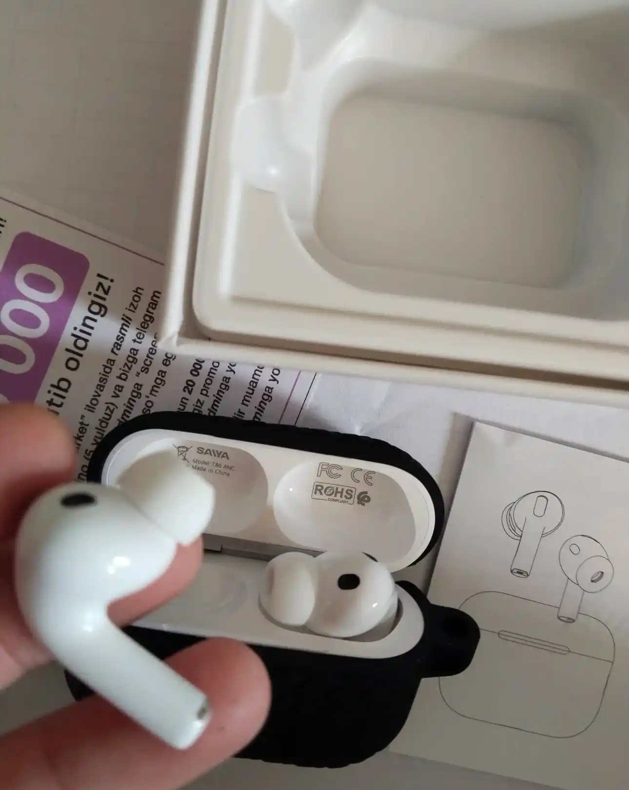 Pods Pro 3 ANC, quloqchinlar bluetooth, simiz quloqchin