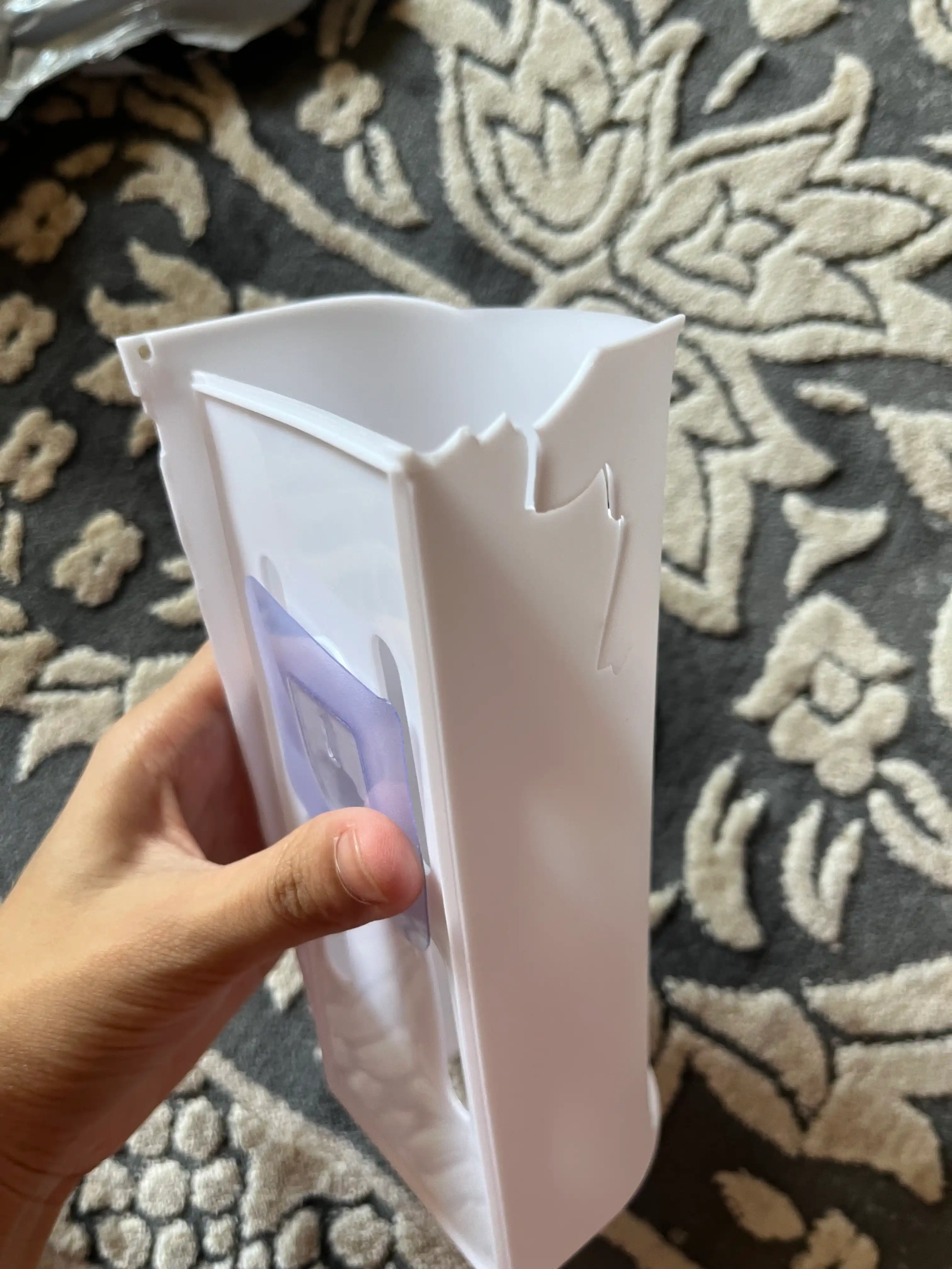 Devorga o‘rnatiladigan plastik paket dispenseri oshxona va hammom uchun