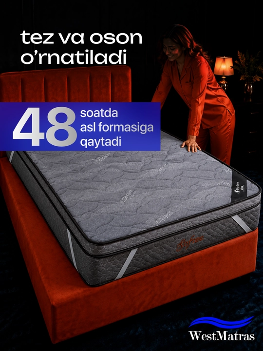 WestMatras Sofree 4-in-1 to'plami – bezpurjina matras, topper, namatrasnik - 