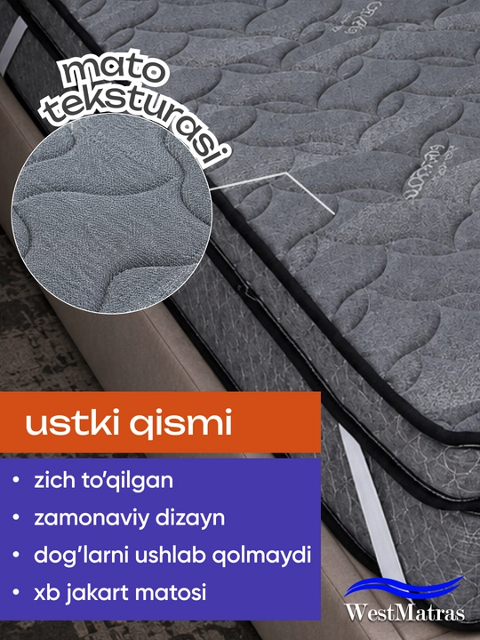 Набор 4в1 WestMatras Sofree - Безпружинный матрас, топпер, наматрасник