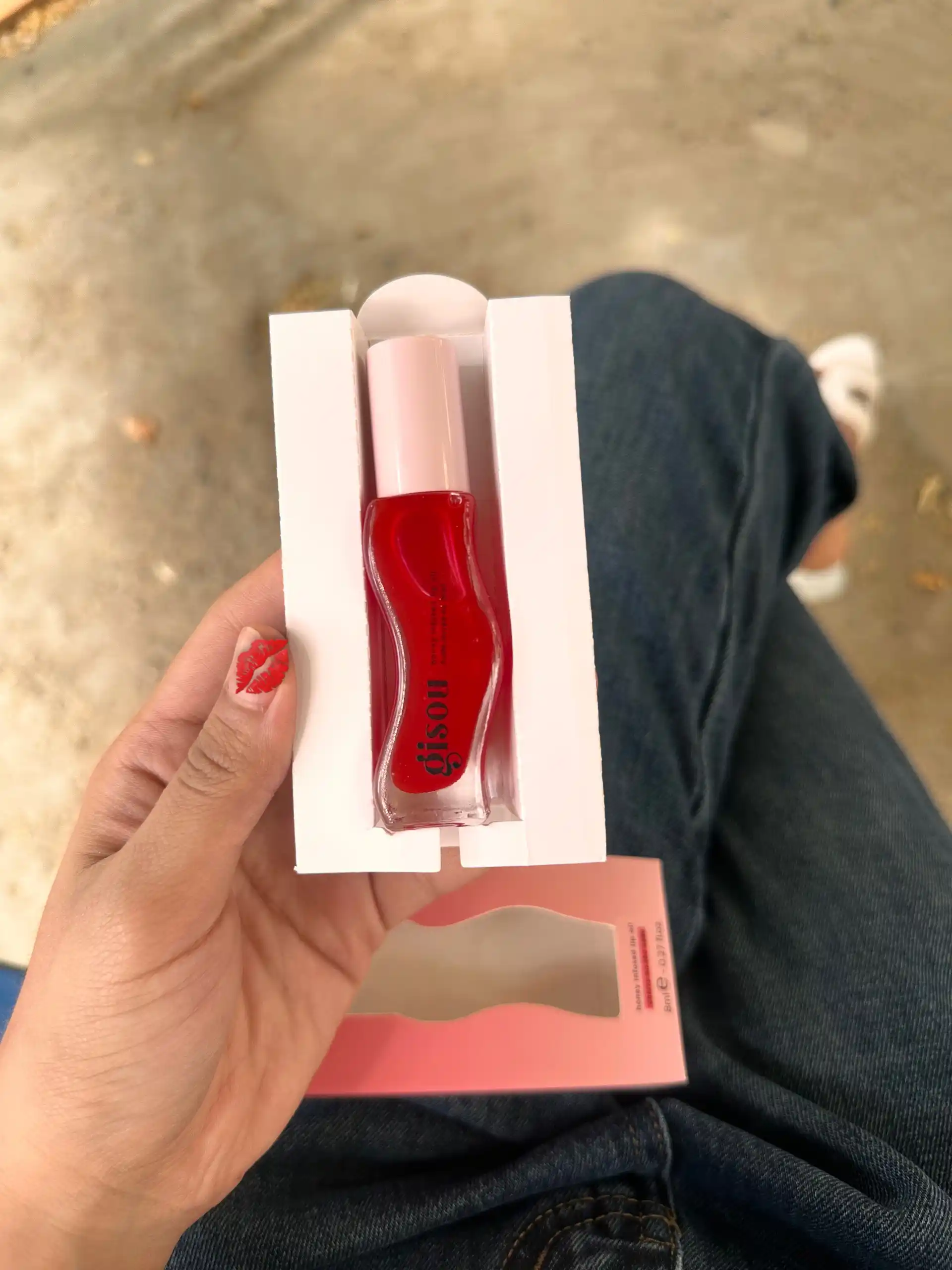 Gisou Honey – lab uchun blesk, namlantiruvchi moy, 8 ml