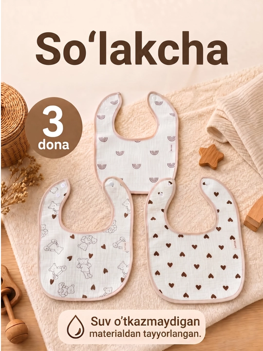 Chaqaloqlarni ovqatlantirish uchun so‘lakcha - 