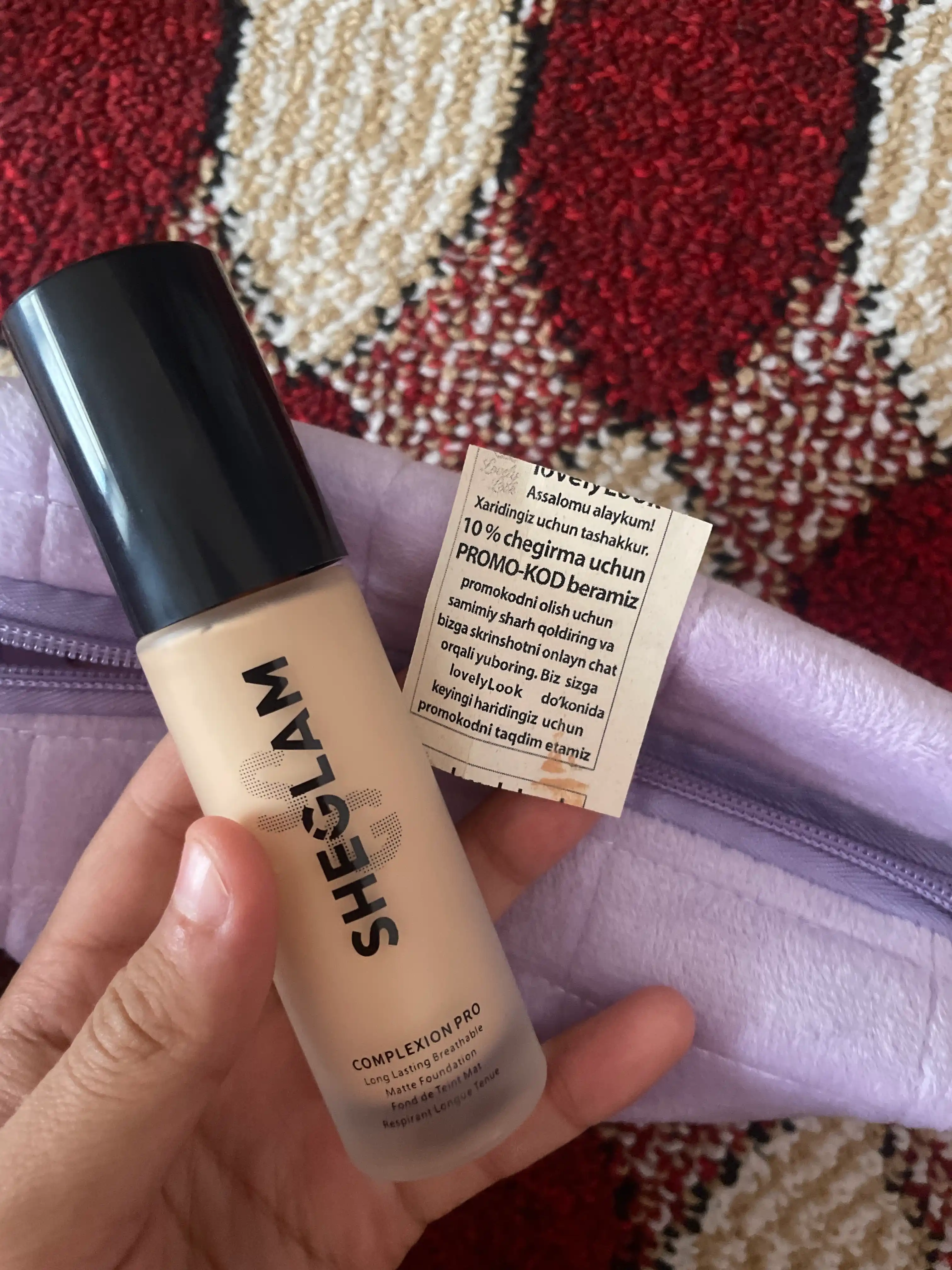 SHEGLAM tonal kremi, yuz terisi uchun makiyaj asosi, tabiiy xira tus, 35 ml