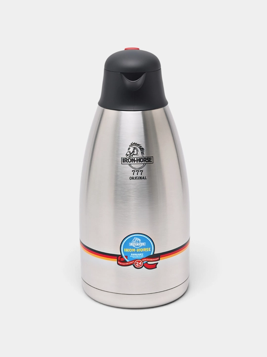 Turistik, uy va dala hovli uchun metall termos, 2, 1.5, 1.2 l