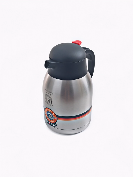 Turistik, uy va dala hovli uchun metall termos, 2, 1.5, 1.2 l