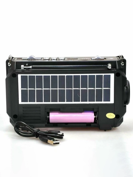 Type-C zaryadlanadigan fonarikli portativ Bluetooth radio qabul qilgich FM AM SW