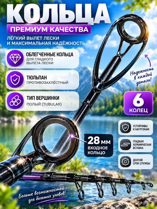 Карповое телескопическое удилище Tele Carp