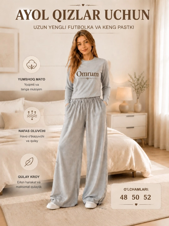 Ayollar kiyimi toplami 48-50-52 tushadi - 