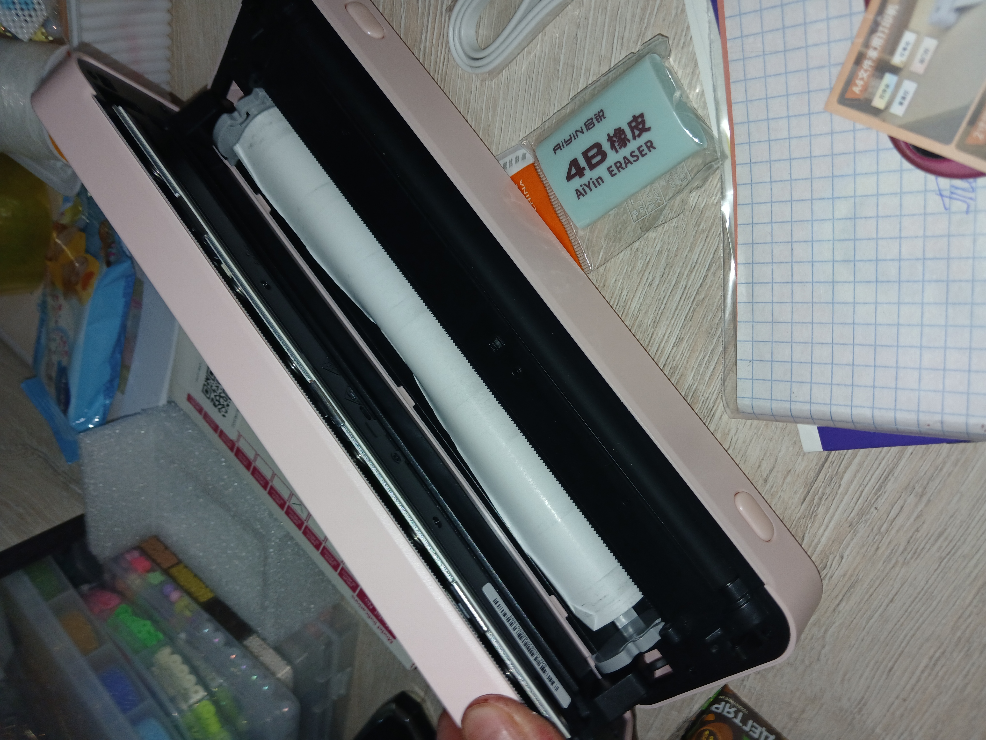 Portativ A4 mini printer, telefon va kompyuter uchun mini printer