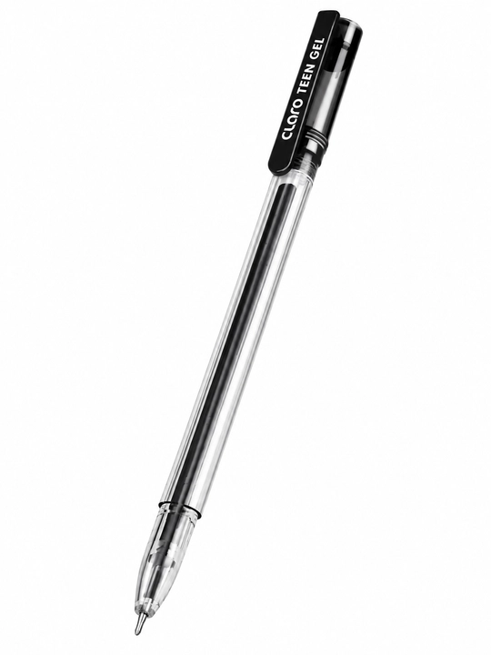 Claro Teen Gel 0,6 mm gel ruchka (qora), 10 dona - 