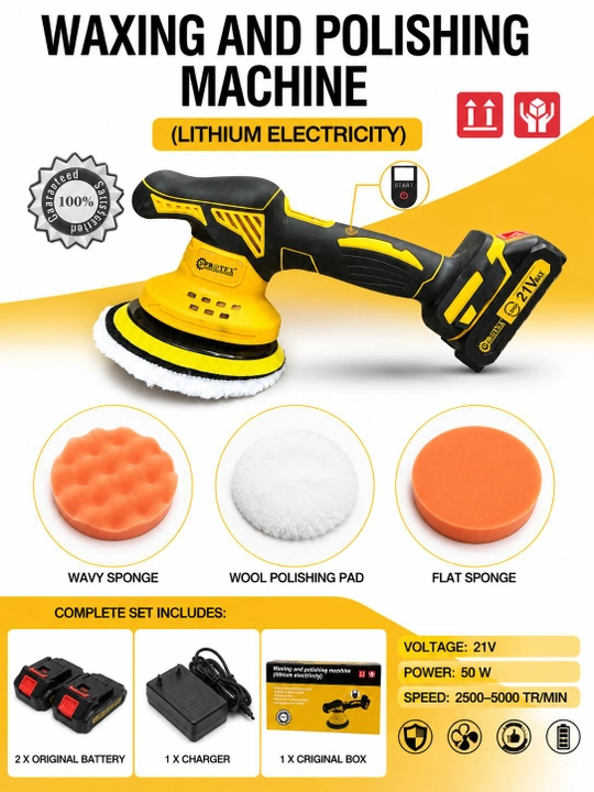 Аккумуляторная полировальная машина PROTEX 21V - 