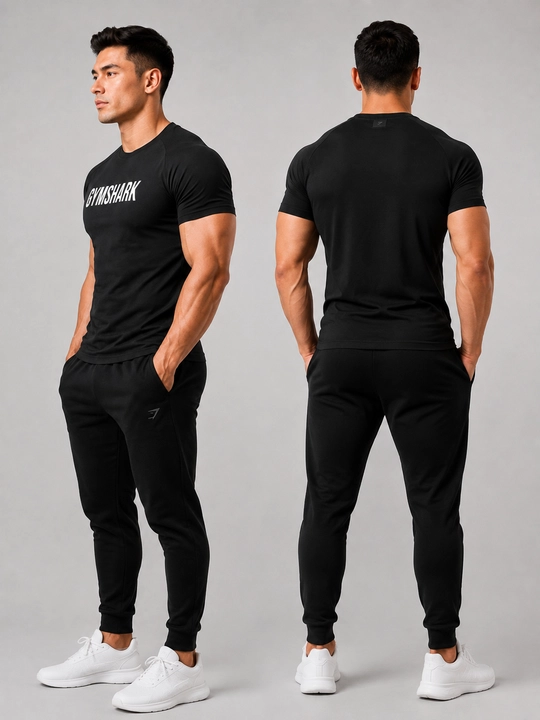 Gymshark Performance — erkaklar uchun qisqa yengli fitnes rashgard