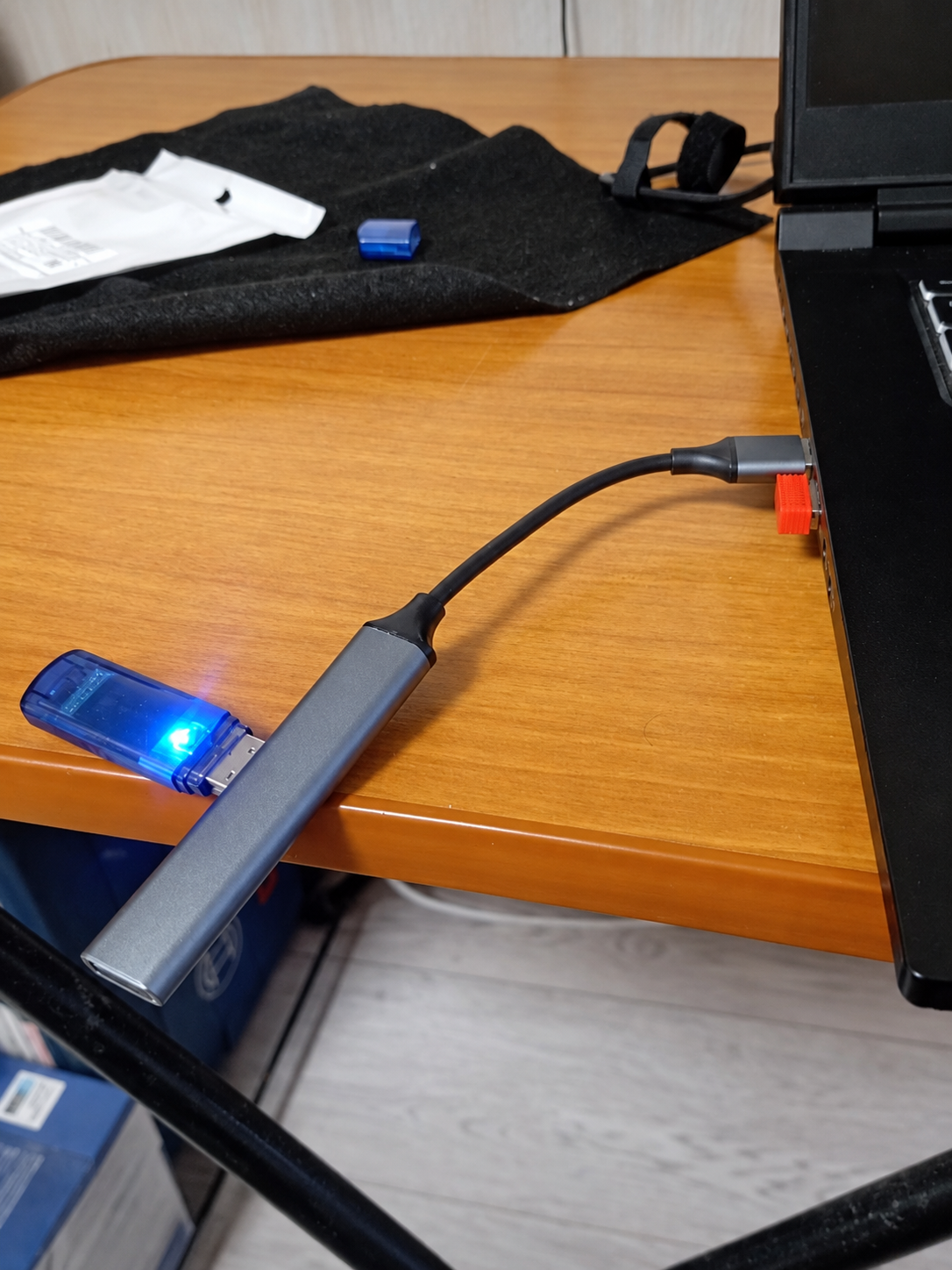 USB Hub 3.0 Type-C, ko‘p portli adapter, noutbuk va MacBook uchun