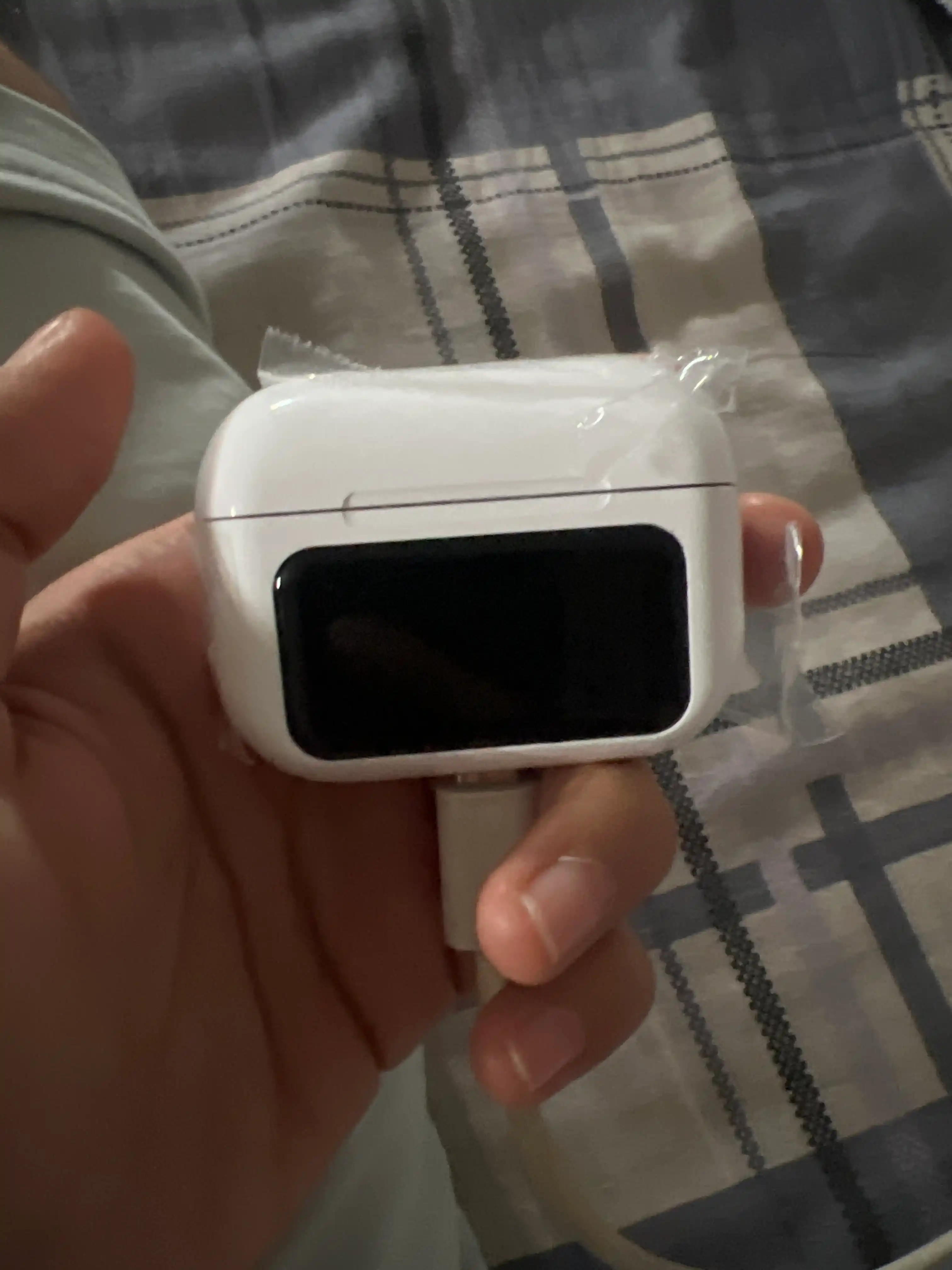 Simsiz Bluetooth naushnik A9 Pro, smart ekranli, ANC, USB-C, mikrofon, kuchli bass
