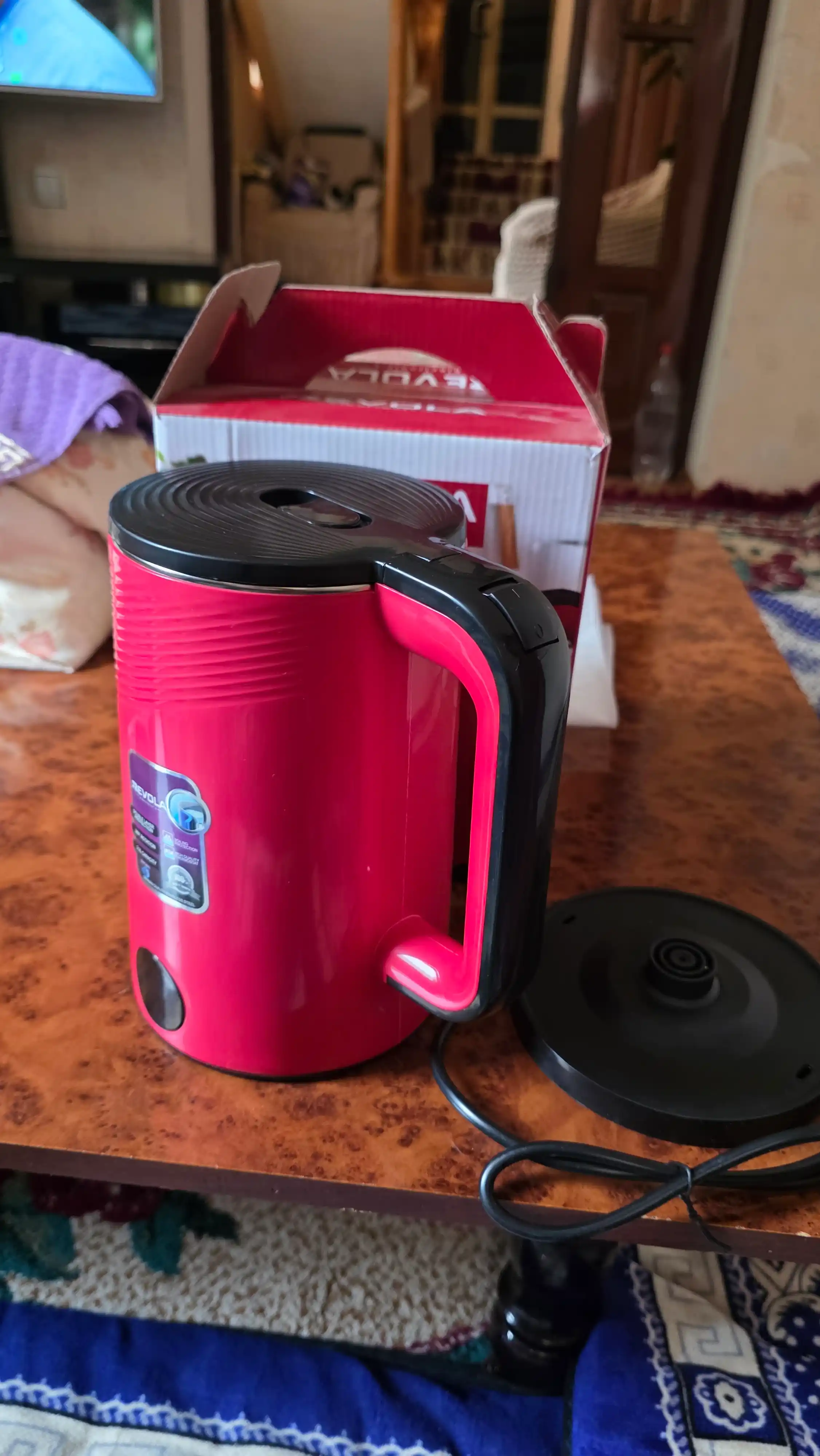 Revola Elektr choynak, 2,5 litrli, choy damlash uchun elektr choynak, 1500 Vt tefal