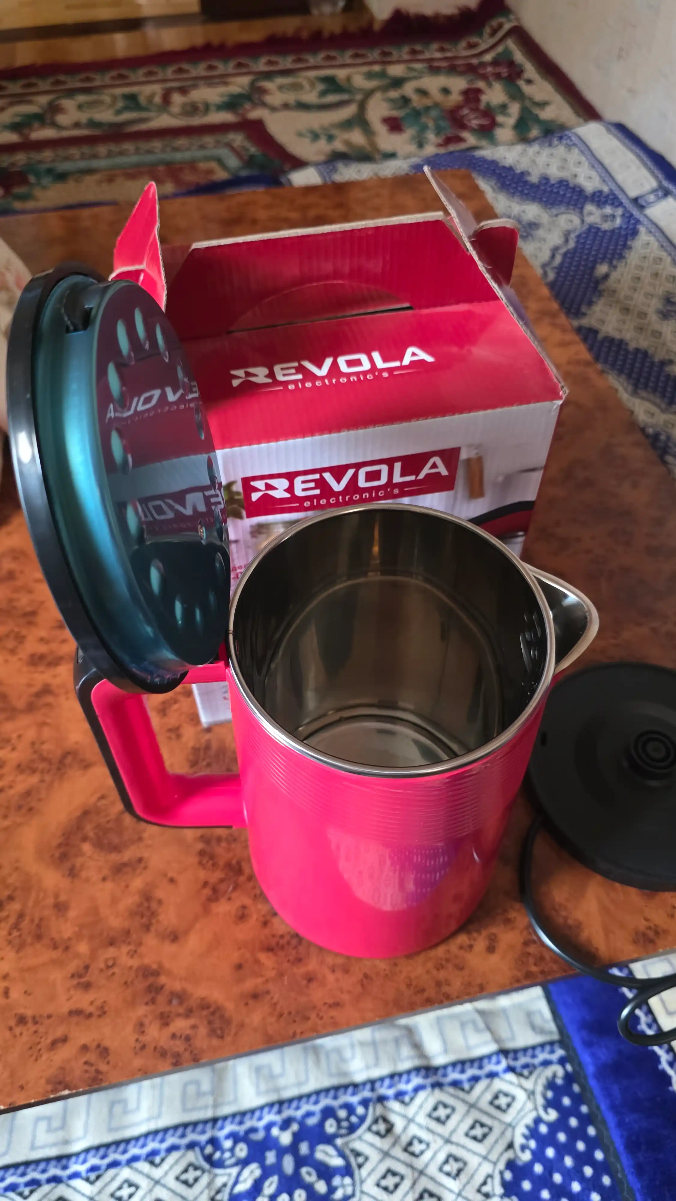 Revola Elektr choynak, 2,5 litrli, choy damlash uchun elektr choynak, 1500 Vt tefal