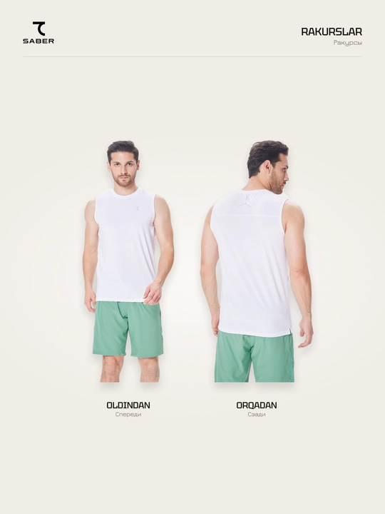 Erkaklar sport maykasi 7SABER Dri-Fit Pro fitnes va yugurish uchun
