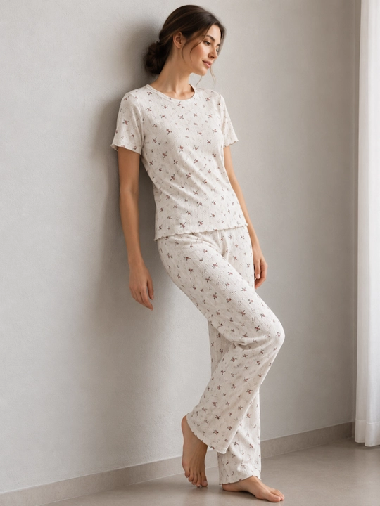 Пижама женская, Турция, хлопок, для дома, M-2XL