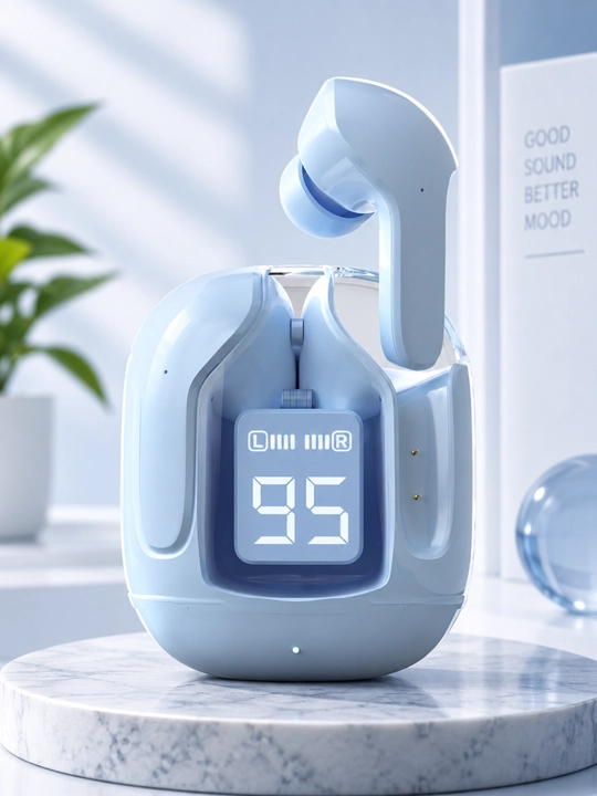 Simsiz TWS quloqchin Bluetooth, sensor boshqaruv, raqamli displeyli zaryad qutisi