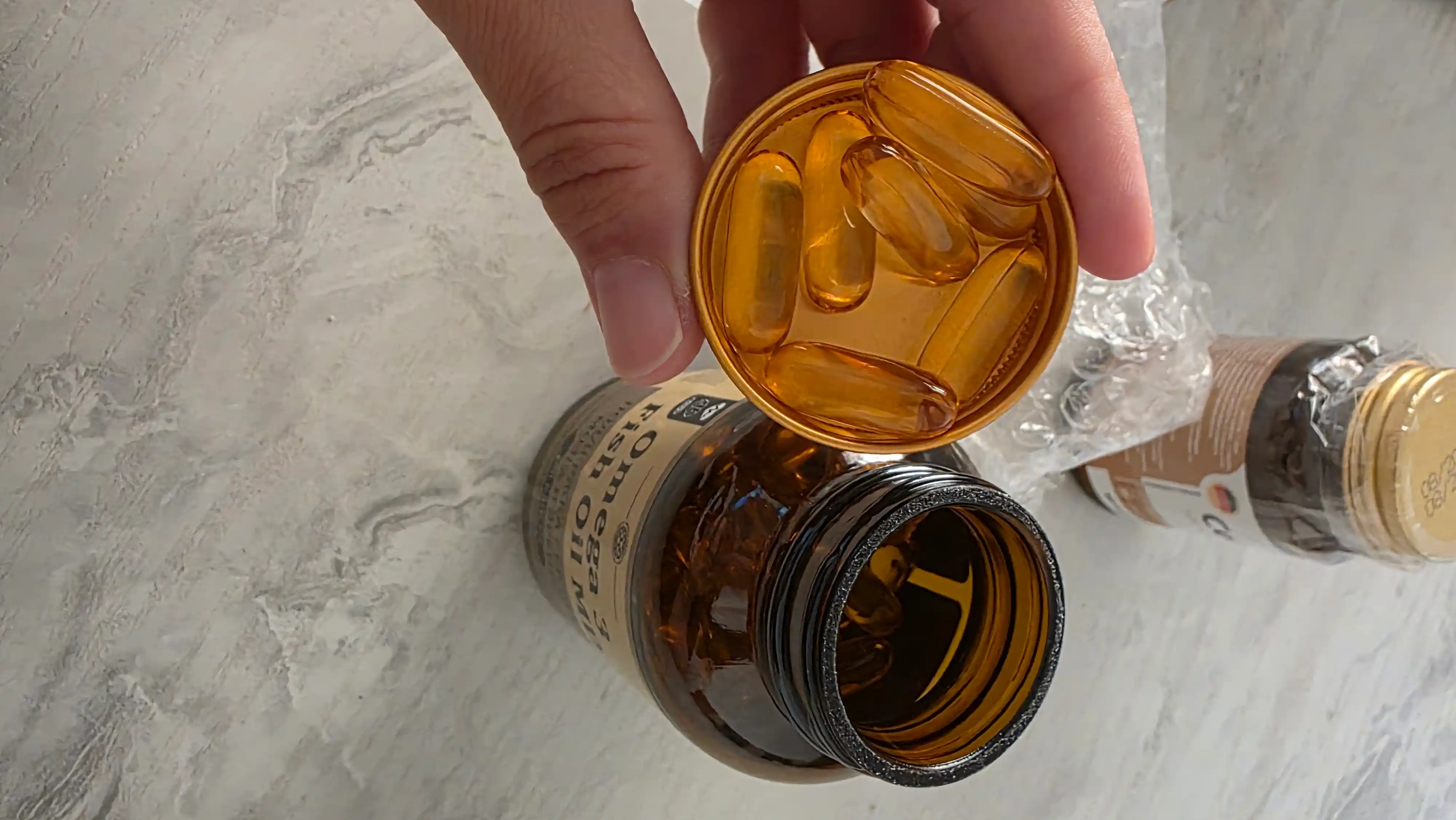 Omega 3 Рыбий жир 1000 mg для улучшения зрения, памяти и внимания, 100 капсул
