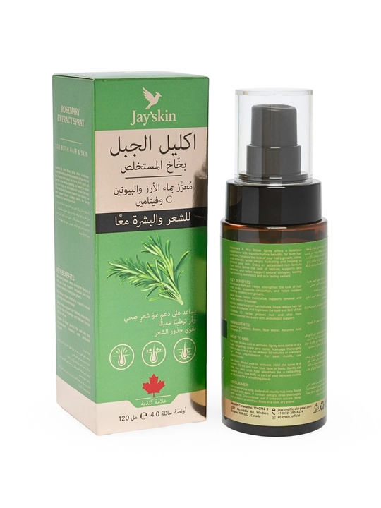 Soch o'stiradigan va mustahkamlaydigan rozmarinli sprey Jay'skin Canada 120 ml