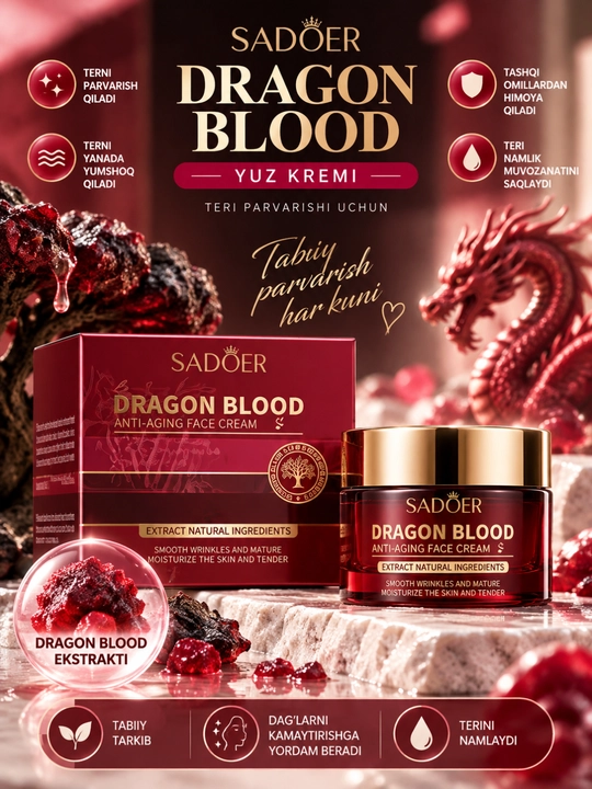 SADOER Dragon Blood yuz kremi - 