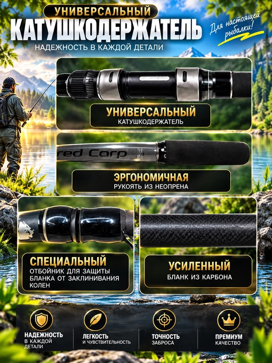 Карповое телескопическое удилище Tele Carp