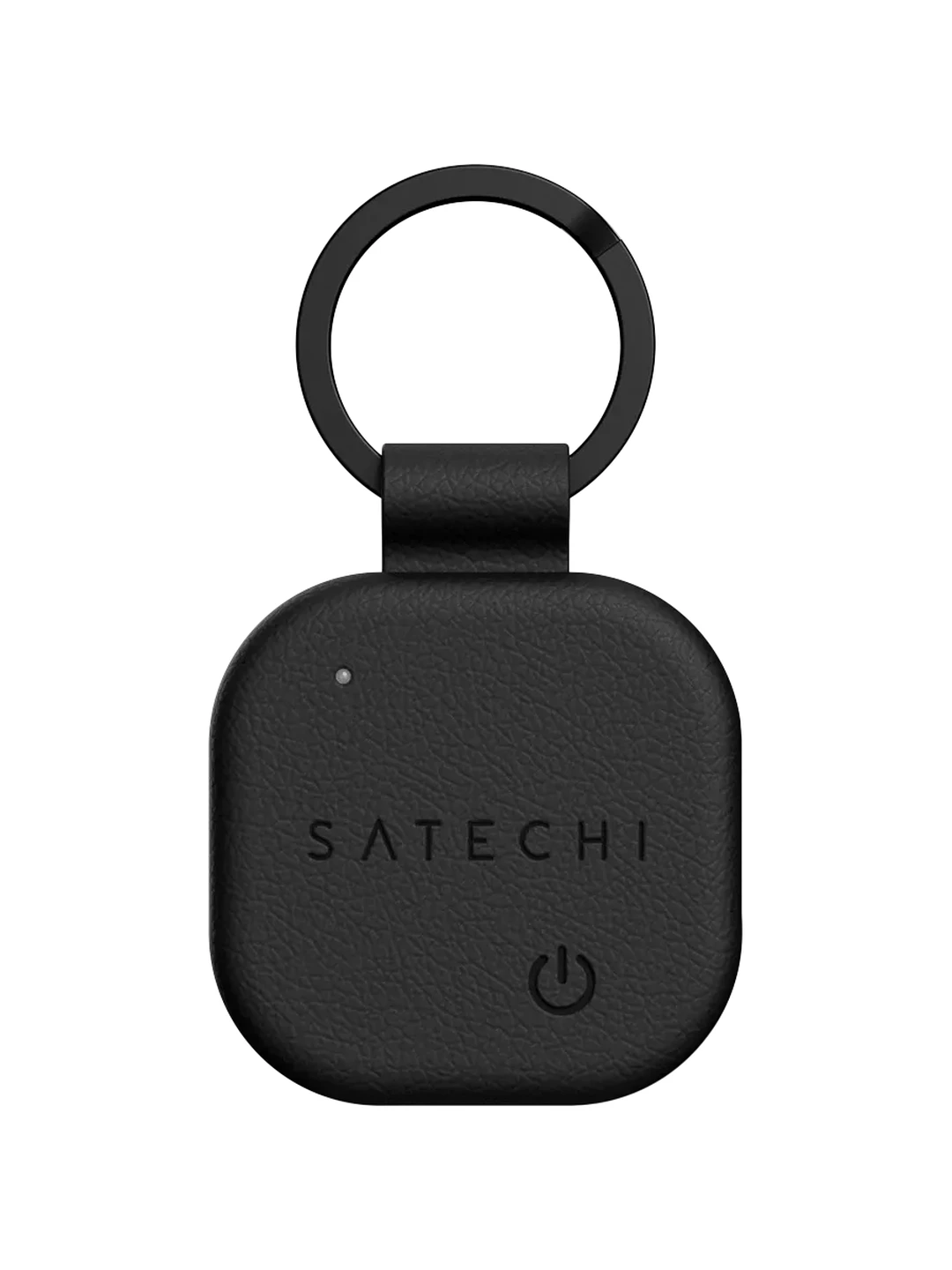 SATECHI Vegan-Leather Keychain with Find My - 