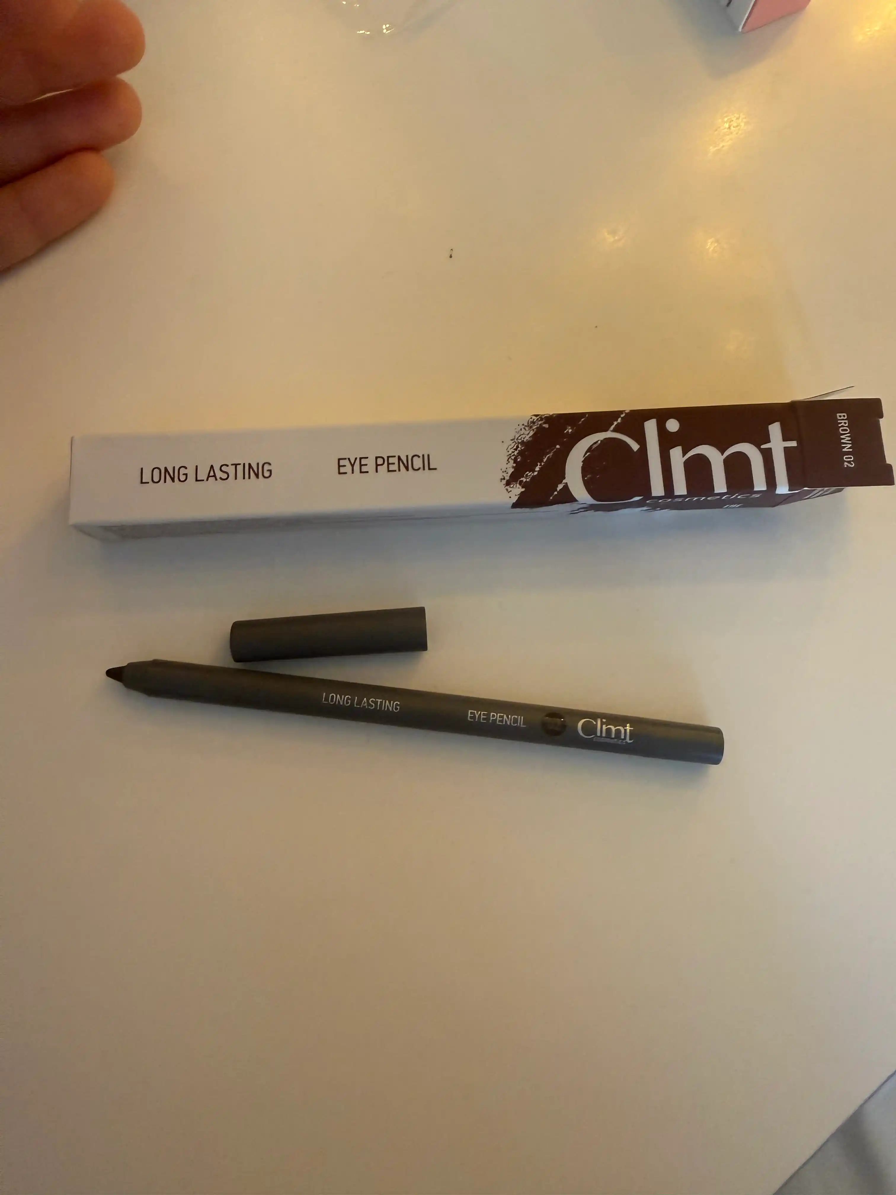 Карандаш для глаз Climtcosmetics, гелевый водостойкий, 2 цвета коричневый и черный