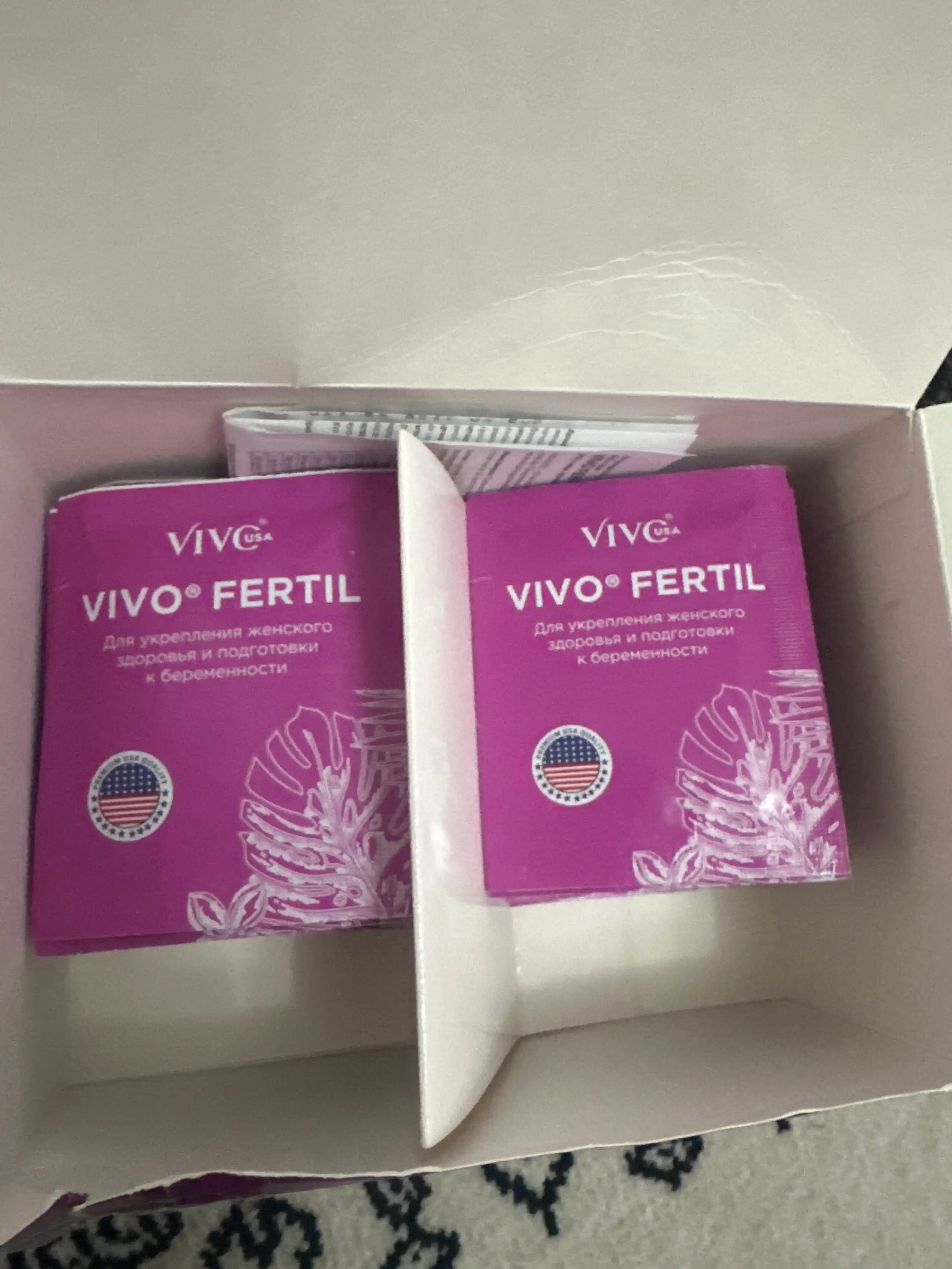 "VIVO FERTIL" Ayollar uchun vitamin-mineral kompleksi