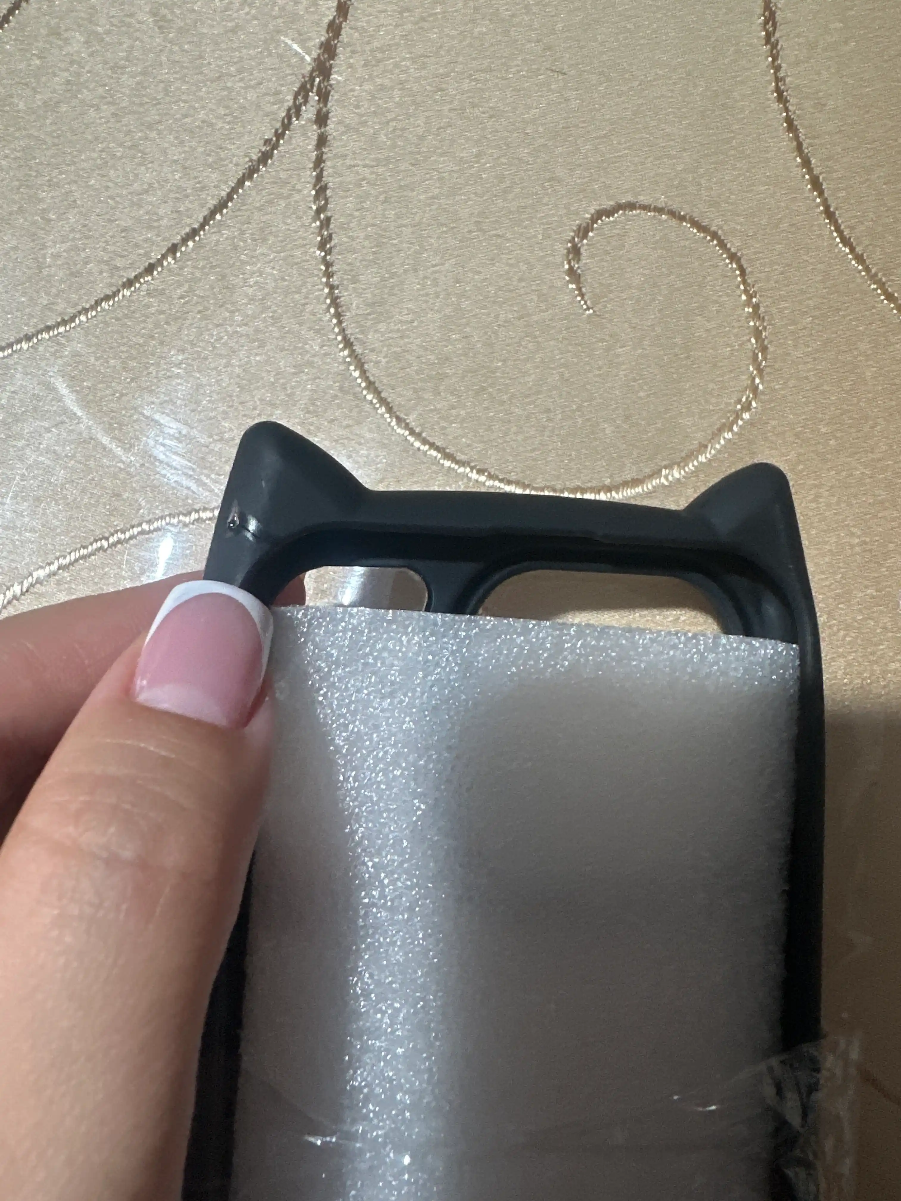 Прозрачный 3D чехол с кошачьими ушками для IPhone X,XR,XS,11,12,13,14,15,16,17/18 Pro Max