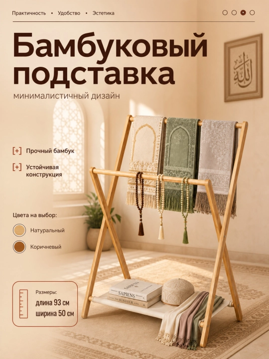 Вешалка напольная для одежды, с обувницей, на колесиках, металлическая - 