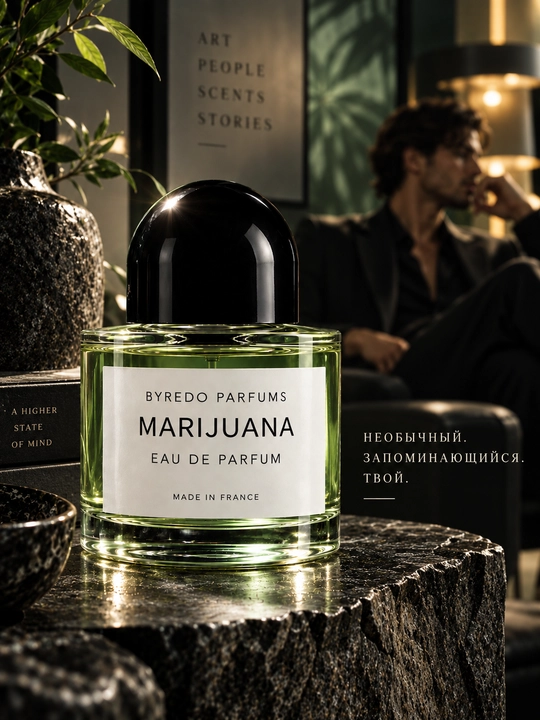 Atir Marijuana Byredo ayollar va erkaklar uchun uniseks atir, erkaklar va ayollar parfumi