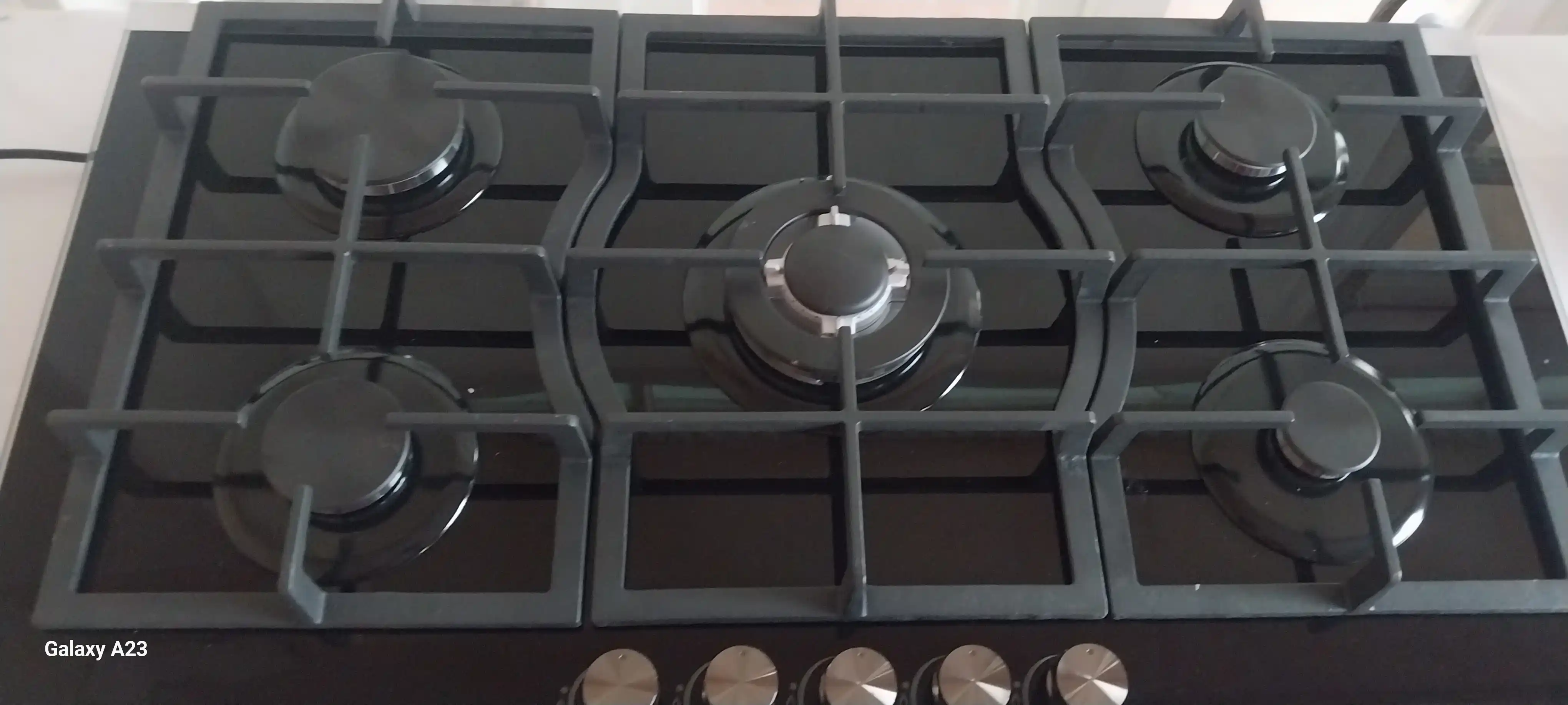Газовая варочная панель Vitech GB9017GB / GB7001SS / GB7610GB, 5 конфорок, WOK-конфорка